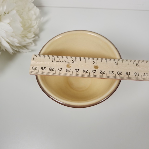 Vintage Pfaltzgraff Village Stoneware Footed Dessert Bowl- Ice Cream Bowl- Cup - Picture 9 of 10